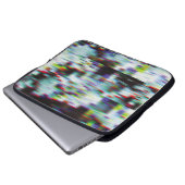 Dunkler glitzernder Hintergrund, Abbildung. Schwar Laptopschutzhülle (Vorne Knopf)