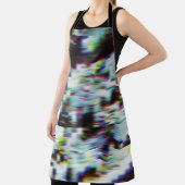 Dunkler glitzernder Hintergrund, Abbildung. Schwar Schürze (InSitu)