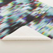 Dunkler glitzernder Hintergrund, Abbildung. Schwar Sherpadecke (3/4)