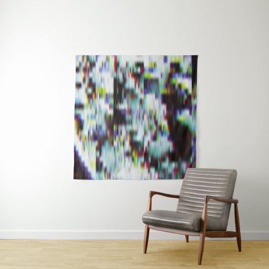 Dunkler glitzernder Hintergrund, Abbildung. Schwar Wandteppich (Beispiel (Horizontal))