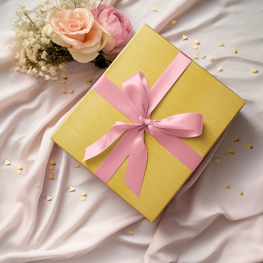 Dunkler Goldschimmer Geschenkpapier