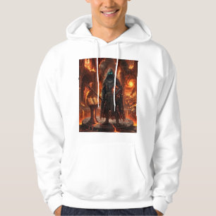 Dunkler gotischer Sensenmann-Mysterious-Fantasy-Ar Hoodie