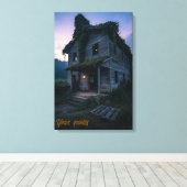 Dunkler gotischer Twilight-Horror Leinwanddruck (Insitu (Holzboden))