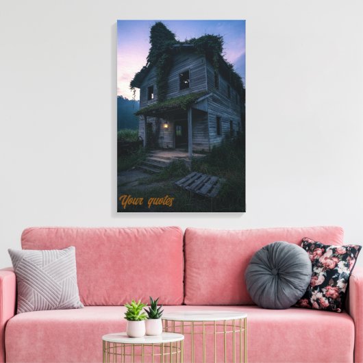 Dunkler gotischer Twilight-Horror Leinwanddruck (Insitu (Wohnzimmer))