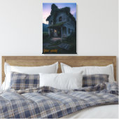 Dunkler gotischer Twilight-Horror Leinwanddruck (Insitu (Schlafzimmer))