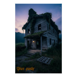 Dunkler gotischer Twilight-Horror Poster