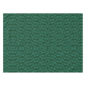Dunkler grüner Hintergrund mit blaugrünen botanisc Tischdecke (Vorderseite (Horizontal))