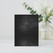Dunkler Grunge Hintergrund - dunkelgrau Postkarte (Stehend Vorderseite)