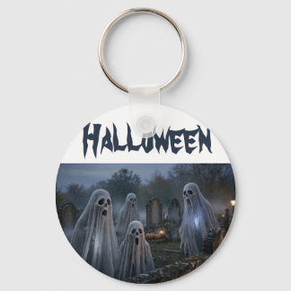 Dunkler Halloween-Geist-Schlüsselanhänger Schlüsselanhänger