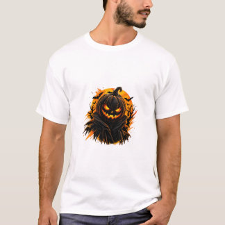 Dunkler Halloween-Kürbis – gothic Jack-O-Lantern T-Shirt