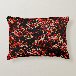 Dunkler Herbst Confetti Dekokissen