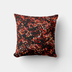 Dunkler Herbst Confetti Kissen