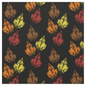 Dunkler Herbst verlässt Gewebe Stoff (Nahaufnahme)