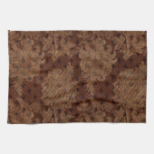 Dunkler HerbstDamast Geschirrtuch (Horizontal)