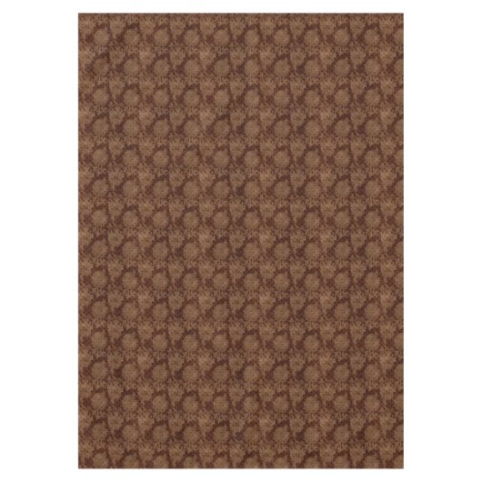 Dunkler HerbstDamast Tischdecke (Vorderseite)