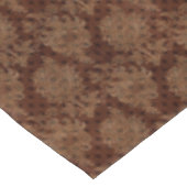 Dunkler HerbstDamast Tischdecke (Schrägansicht)