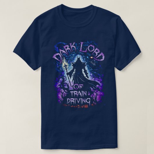 Dunkler Herr des Zuges T-Shirt (Design vorne)