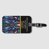 Dunkler Himmel über Gebiet 51 Gepäckanhänger (Vorderseite (Horizontal))