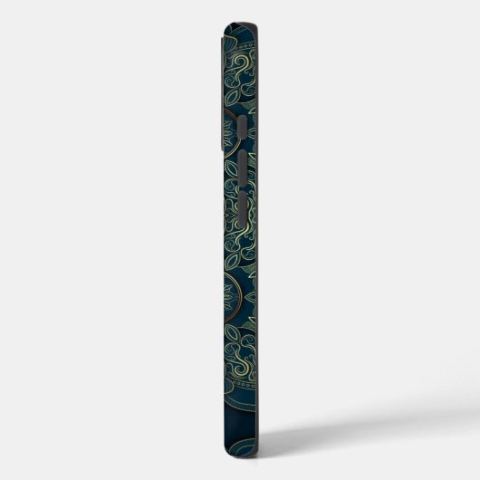 dunkler Hintergrund Case-Mate iPhone Hülle (Rückseite / Links)