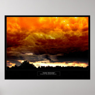 Dunkler Horizont Poster
