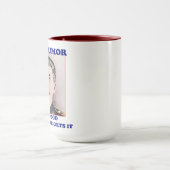 Dunkler Humor Tasse (Zentrum)