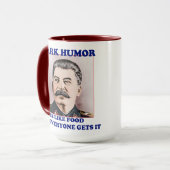 Dunkler Humor Tasse (Vorderseite Links)