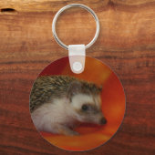 Dunkler Igel Schlüsselanhänger (Vorderseite)
