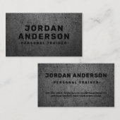 dunkler Industrieton, fett Visitenkarte (Vorne/Hinten)