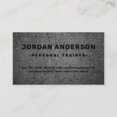 dunkler Industrieton, fett Visitenkarte (Rückseite)