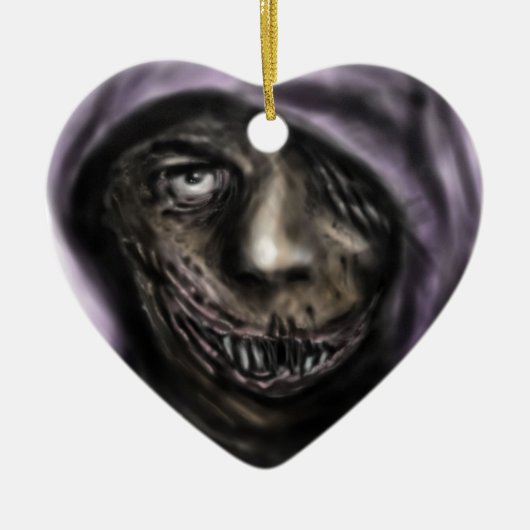 Dunkler Joker Keramikornament (Vorne)