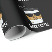 Dunkler Kaffee Funny Food Pub Dark BG Geschenkpapier (Rolleneckpunkt)