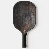 Dunkler Koppellblock Pickleball Schläger (Rückseite)