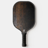 Dunkler Koppellblock Pickleball Schläger (Vorderseite)