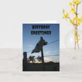 Dunkler Kuhschädel Karte (Gelbe Blume)