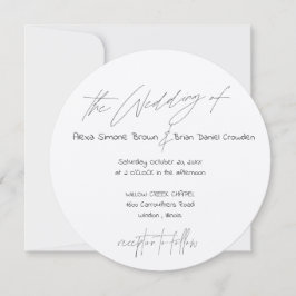 Dunkler Kupferstreifen mit modernem Typografie-Kre Einladung