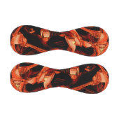 Dunkler Lachs oder Korallen zerstört, schwarzer Hi Baseball (Paneele)