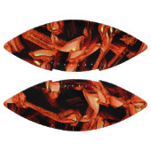 Dunkler Lachs oder Korallen zerstört, schwarzer Hi Football (Paneele)