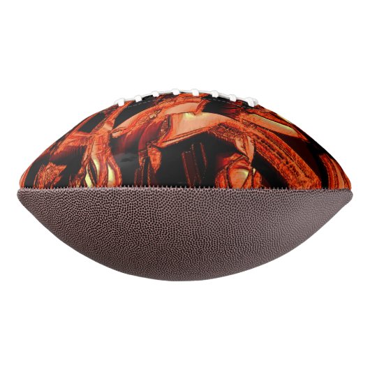 Dunkler Lachs oder Korallen zerstört, schwarzer Hi Football (Gedreht 90)