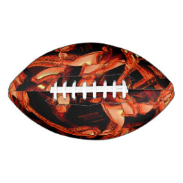 Dunkler Lachs oder Korallen zerstört, schwarzer Hi Football