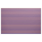 Dunkler Lachs und blaues Muster Stoff (Fat Quarter (45,7 x 55,9 cm))