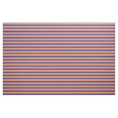 Dunkler Lachs und dunkelblaue Linien Stoff (Fat Quarter (45,7 x 55,9 cm))