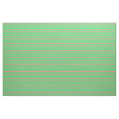 Dunkler Lachs und grün gestrichenes Muster Stoff (Fat Quarter (45,7 x 55,9 cm))