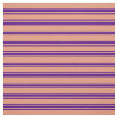 Dunkler Lachs und Indigomuster Stoff (Muster)