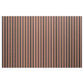 Dunkler Lachs und schwarze farbige Linien Stoff (Yard (91,4 cm))