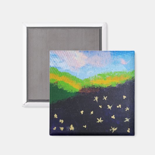 dunkler Landschaftsmalermagnet durch Jamie Magnet (Vorderseite/Rückseite)