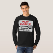 Dunkler langer T - Shirt das aleeve der (Vorne ganz)