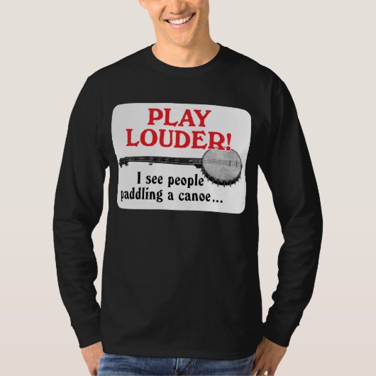 Dunkler langer T - Shirt das aleeve der (Vorderseite)