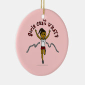 Dunkler Läufer in Roter Uniform Keramikornament (Rechts)