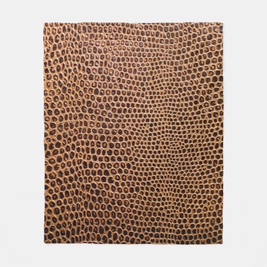 dunkler Lederuntergrund Fleecedecke (Vorderseite)