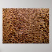 dunkler Lederuntergrund Poster (Vorne)